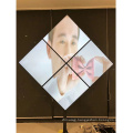 Distinctive square-shaped video display 33inch DID LCD video wall stand for exhibition